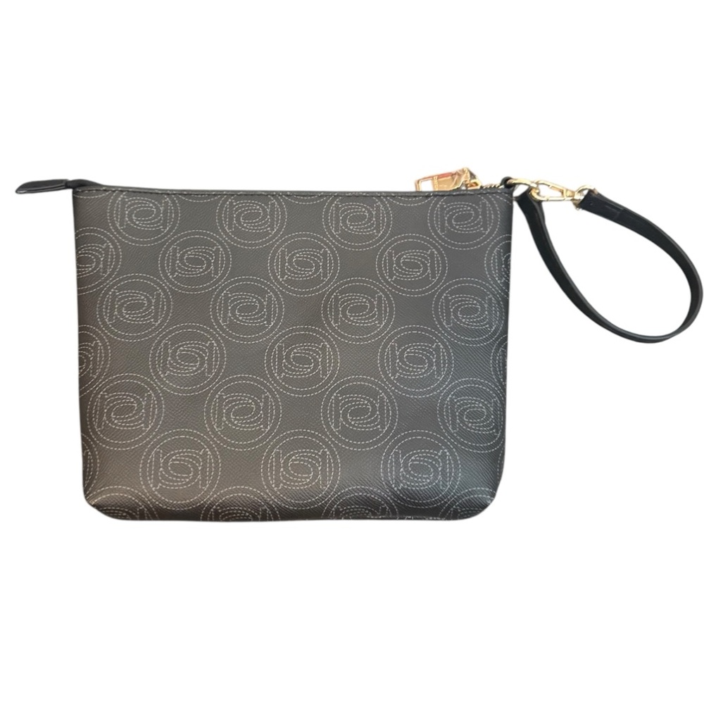 Bebe Los Angeles Monogram Logo Large Women’s Tote Bag with Matching Makeup Bag - Picture 2 of 15